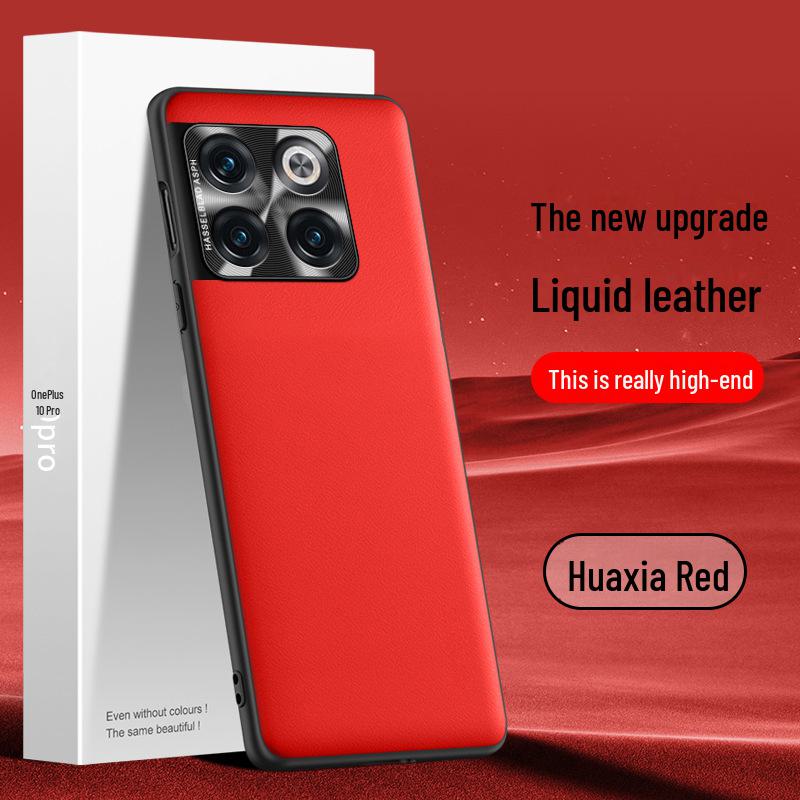 OnePlus 10 Pro Liquid Leather Case: Anti-Fall & Anti-Fouling Protective Cover, One-Piece Design