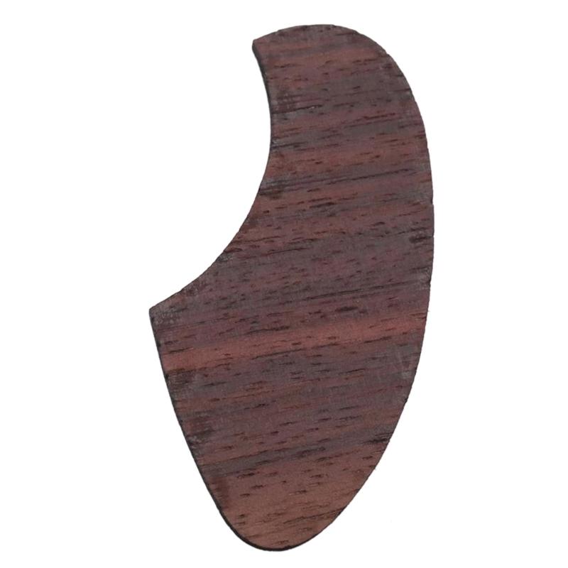 Anti-scratch Ukulele Pickguard Teardrop Shape Pick Guard Rosewood Shield Portable Ukulele Accessories for Ukulele Player