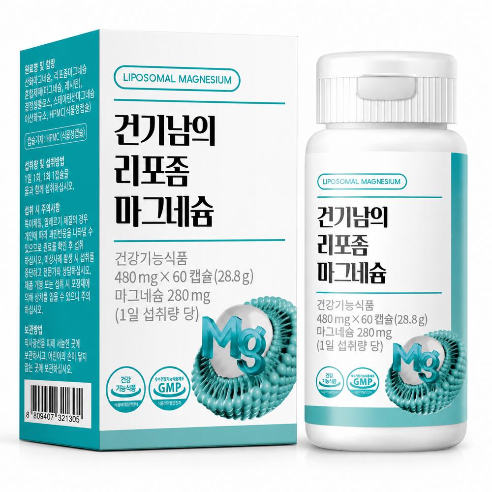 Geonginam's Liposomal Magnesium 1 pcs, 60 tablets