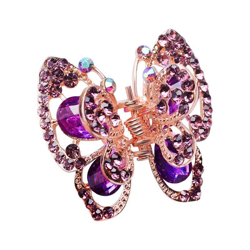 Mittelgroße Haarspange mit Strasssteinen im koreanischen Stil - Damen-Haarschmuck & Schmuck