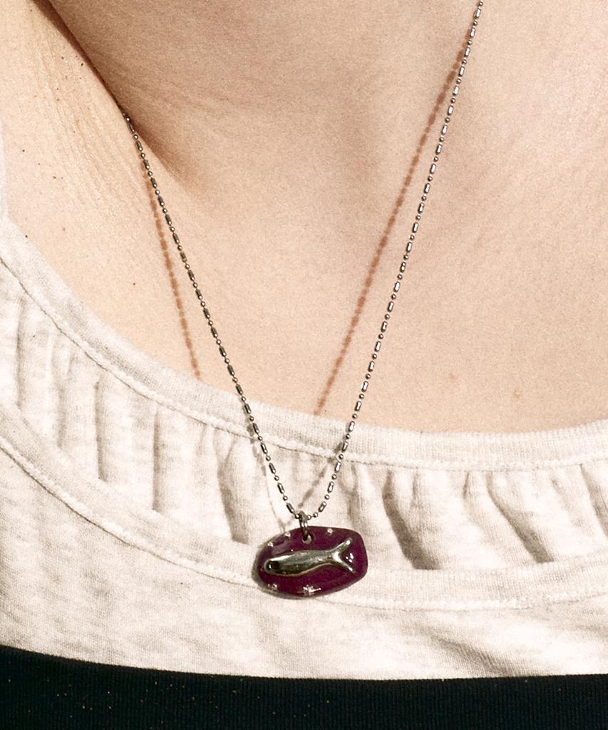 Nff Minnow Necklace-Purple