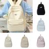 University Color Solid Backpack Polyester Material Adjustable Straps Cushion