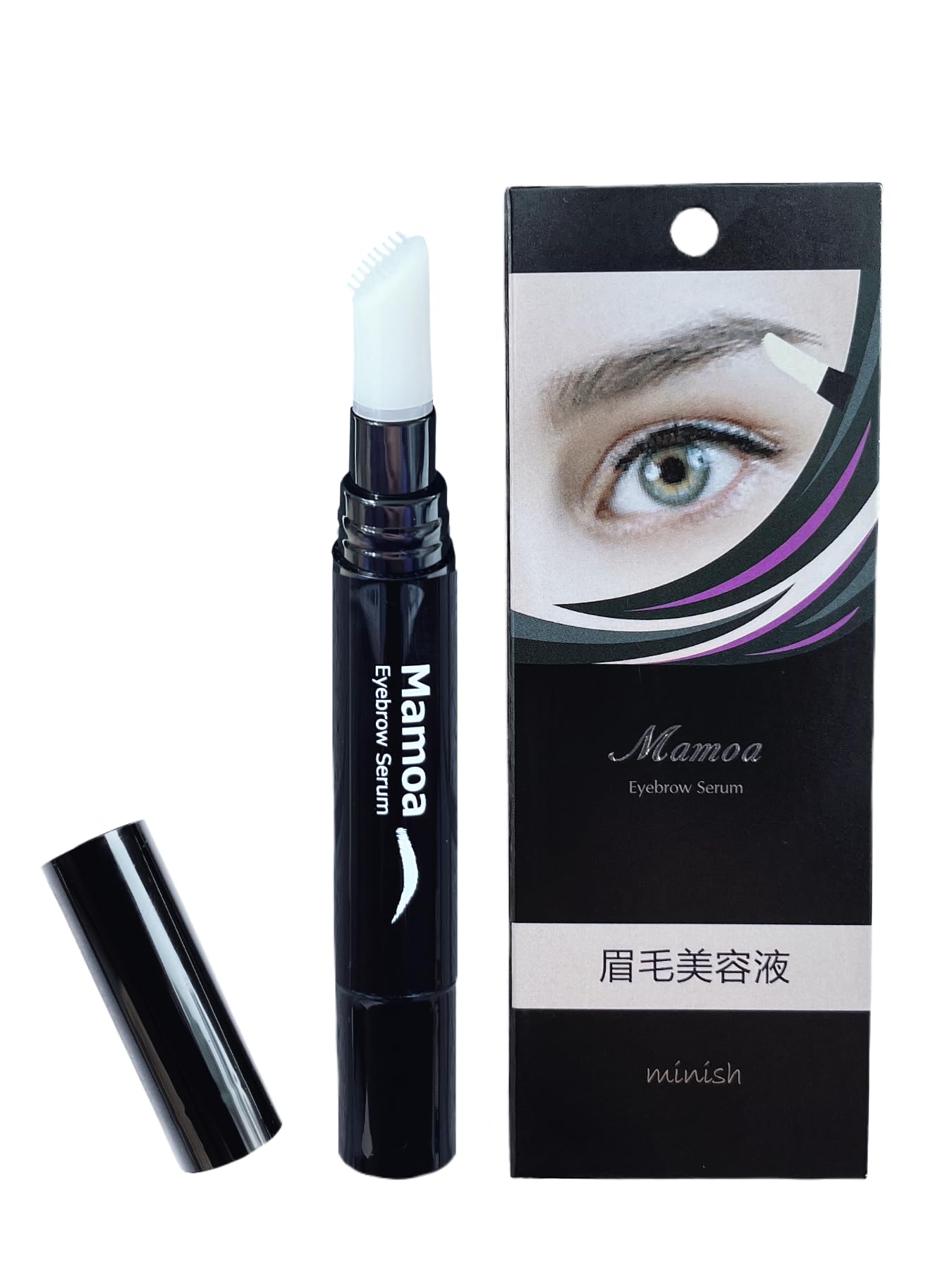 

Box damaged Eyebrow care Eyebrow serum Eyebrow care Beautiful eyebrows Unisex Mamoa Human stem cells [Damaged] Minish/Minish