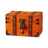 Cultural Leather Jewelry Case With Security Mechanism For Home Decoration And Storage Elegant Treasures Chest