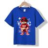 MC-52 MINISO 2026 Summer New Printed Cotton Round Neck T-shirt for Children Aged 1-16, Boys and Girls