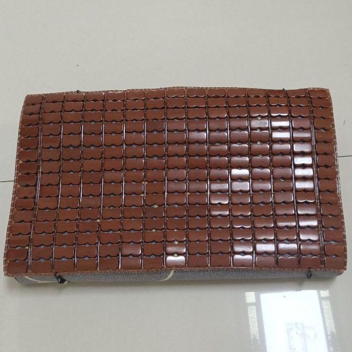 Silk Summer Mahjong Pillowcase with Latex Pillow Inserts and Bamboo Mat - Adult Cooling Sofa Back Cushion with Free Shipping