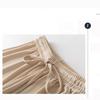Summer Ladies Ice Silk Light Wide Leg Trousers Girl Solid Color High Waist Loose All-match Straight Casual Pants