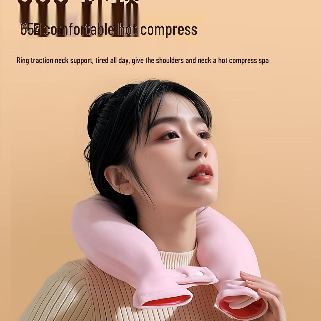 U-Shaped Cervical Hot Water Bottle for Neck and Shoulder Relief