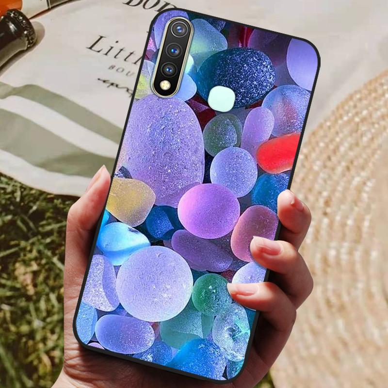 For Vivo Y19 Case Silicone Cover For Vivo 1915 Y19 Y 19 Case 6.53'' Soft TPU Silicon Phone Back Protective Bumper Shells Coque