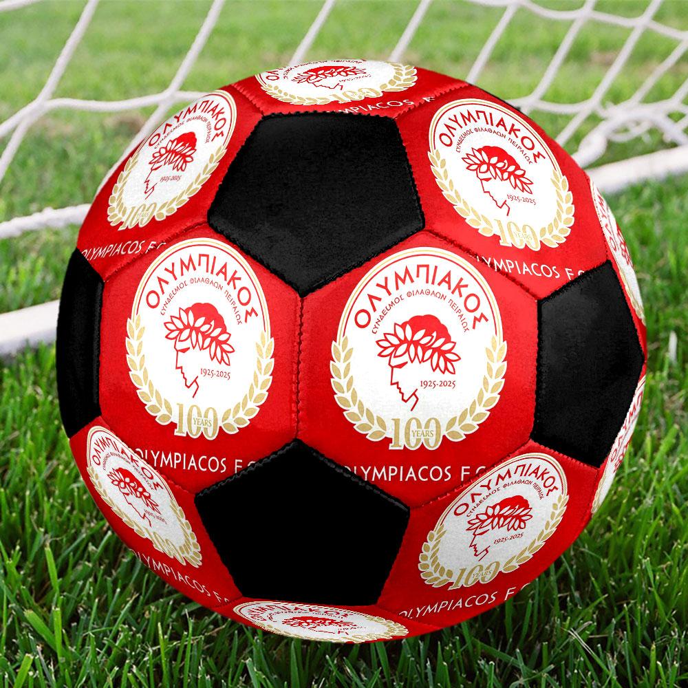 1 Stück Olympiacos Piräus Größe 5 Fußball PragHallenfußball Ball Bunt Alle Altersgruppen Maschinengenäht PVC Wettkampfbereit Langlebig Hoher Rückprall