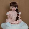 55 Cm Pink Reborn Doll Full Silicone Baby Doll Cute Realistic Toddler Girl To Accompany Lovely Baby Doll Gift Bjd Doll