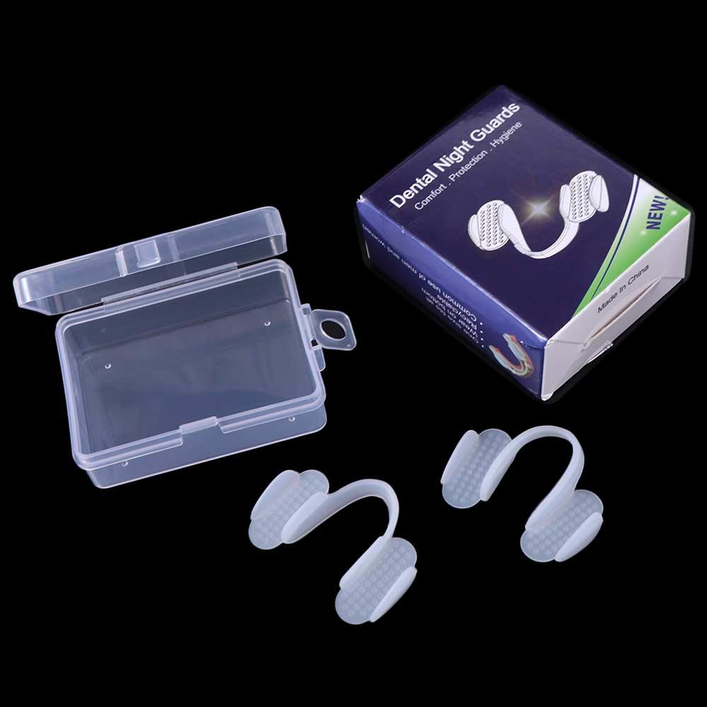 2Pcs Adjustable Anti-Snoring Mouthpiece Comfortable Snoring Mouth Guard  Bruxism