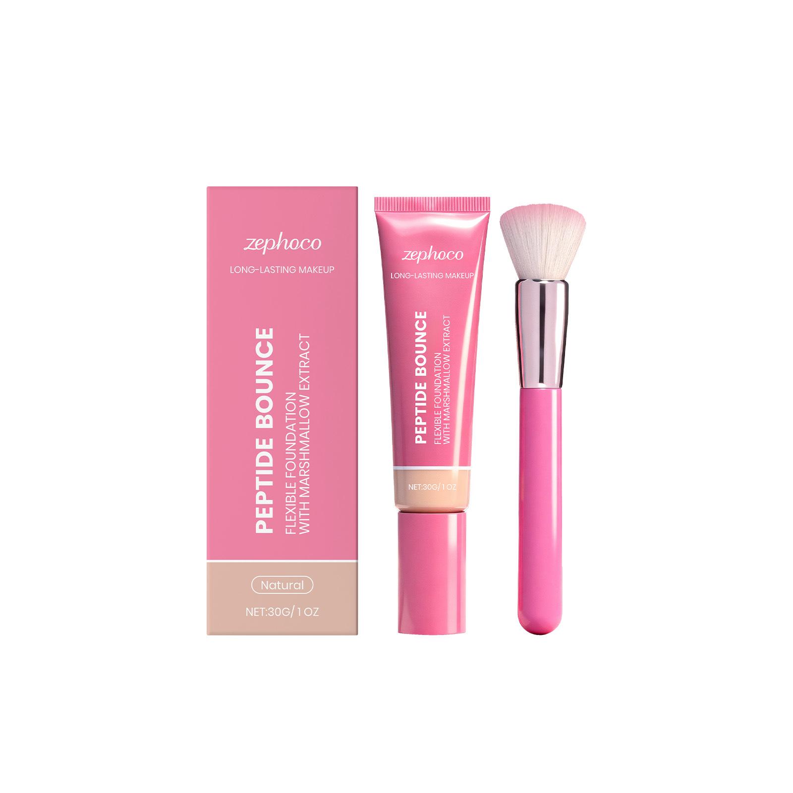 Zephoco Lightweight Long-Lasting Foundation—Natural, Moisturizing, Brightening Matte Base.