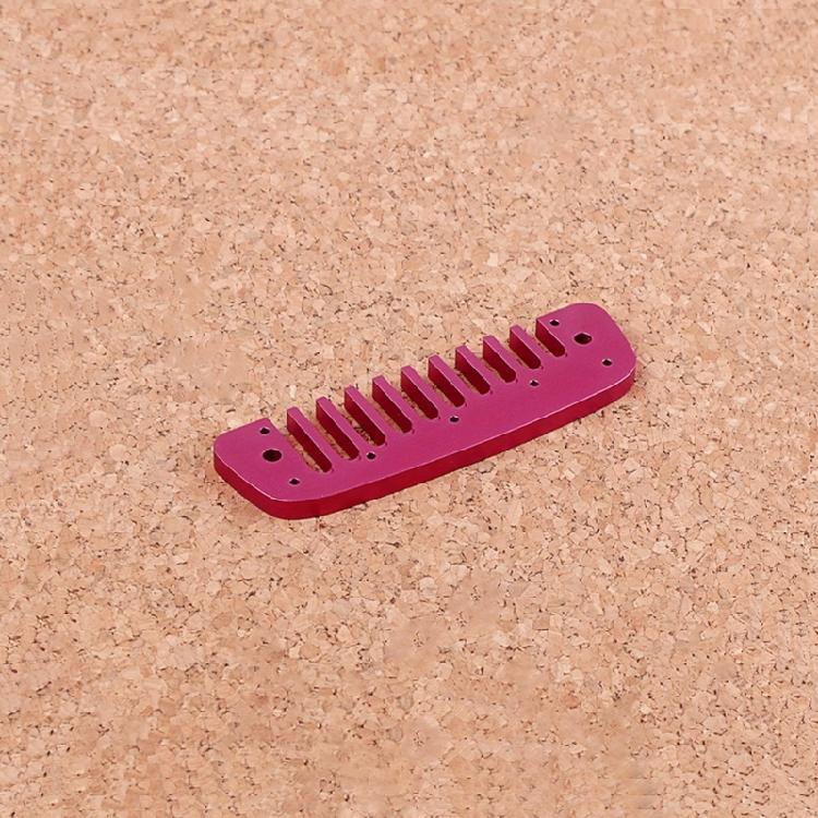 Professional 10 Holes Diatonic Harmonica Comb Replacement Practical Metal Harmonica Comb Harmonica Part Enduring