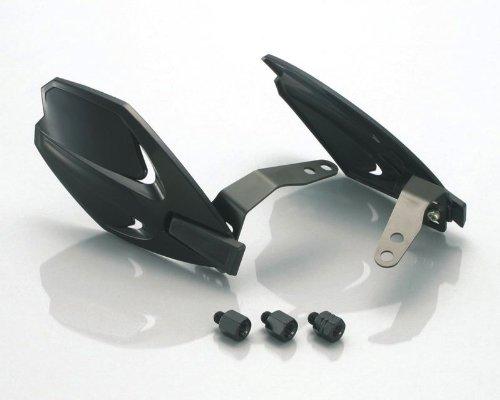 

KITACO Knuckle Covers (Set of 1, Left and Right, with M10 Mirror Adapters) for Lead 110, Address V125, Address V125G, etc., Black, 562-0900110