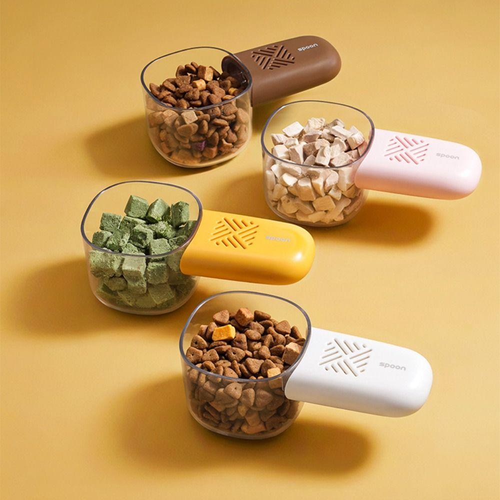 With Scale Household Food Spoon PET Grains Digging Noodle Scoop Cute Kitchen Rice Scoop
