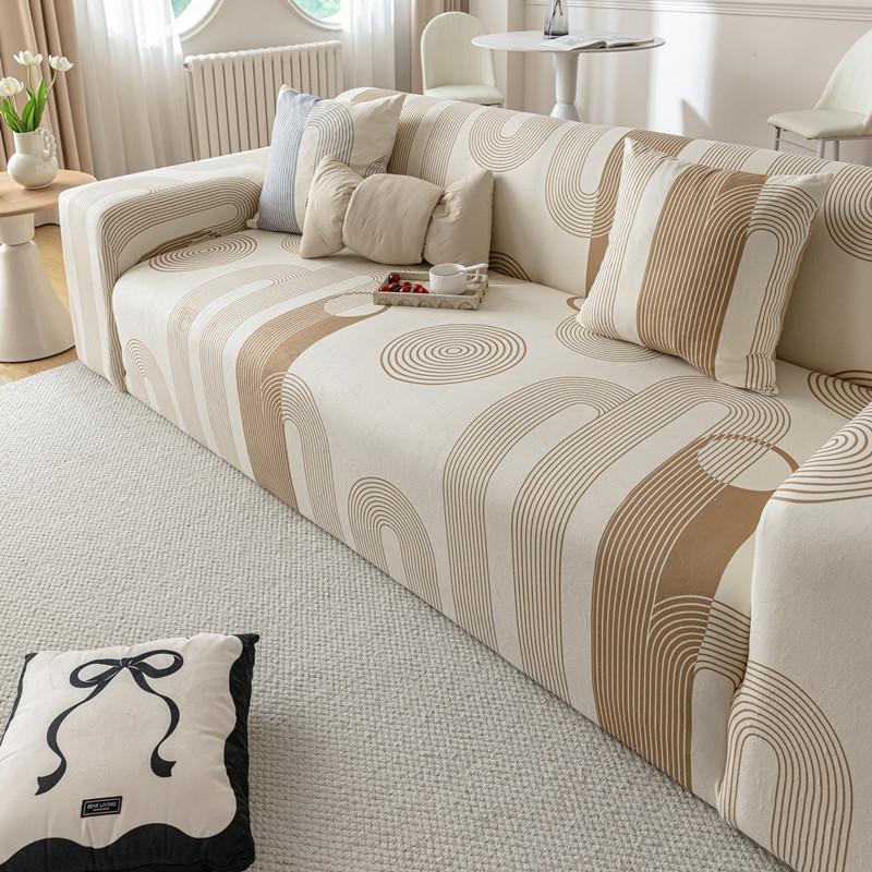 All-in-One Allzweck-Sofabezug Ganzjahres-Universal Anti-Kratzer-Katze Gerade Reihe Dreisitzer Ledersofa-Bezug Bezugsstoff