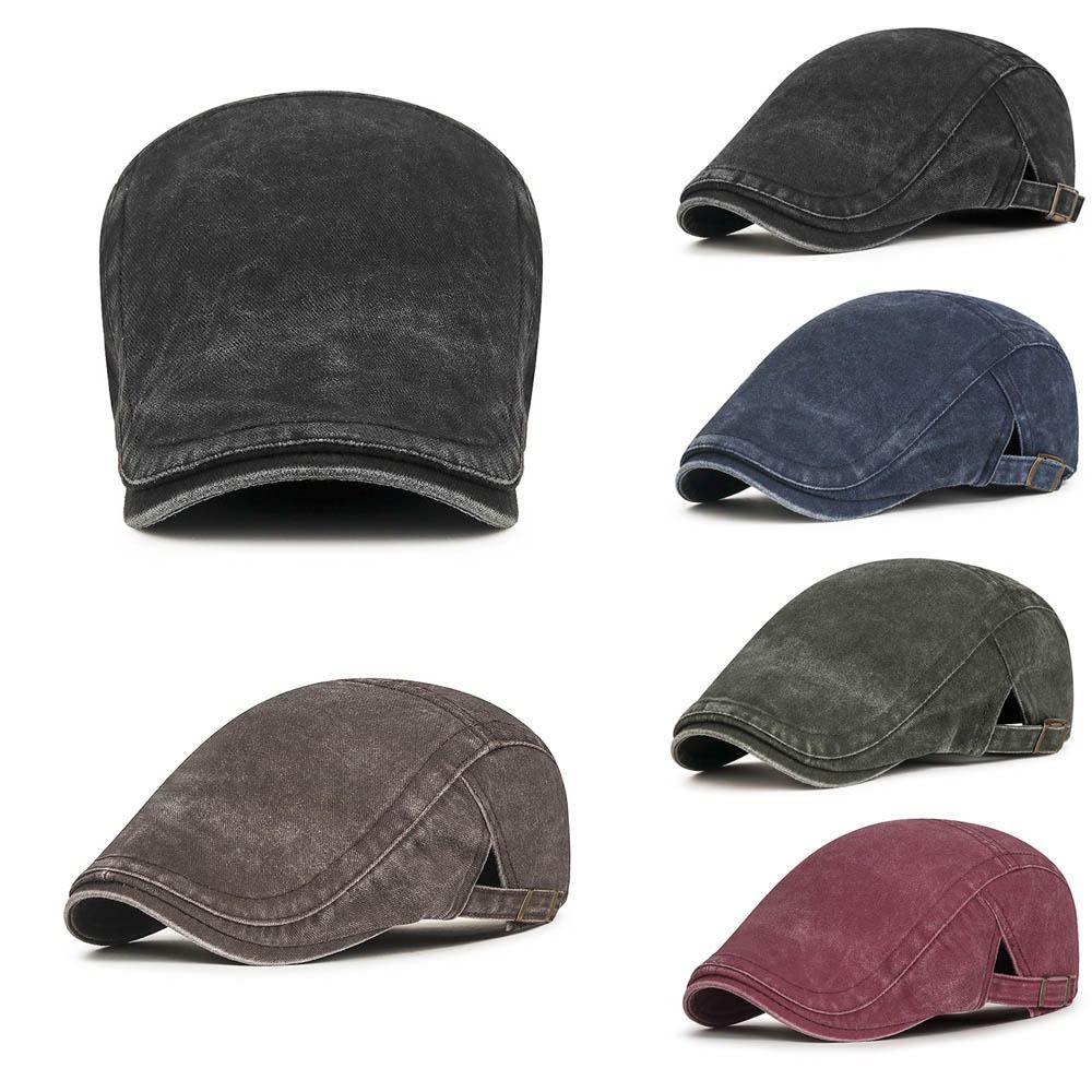 Cotton Newsboy Hat Retro Leisure Visor Cap Sun Painter Hat Women