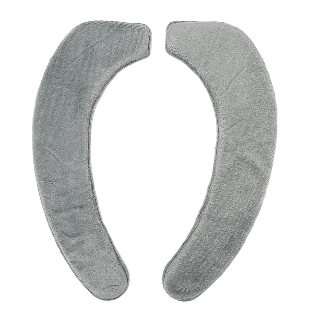 2 Stück Toilettenwärmerbezug Weich Bequem Warm Waschbar Selbstklebend Flanell Toilettensitzbezug Cu