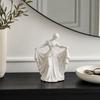 3D-gedruckte Tänzerfigur, Elegante Tanzmädchen-Statue mit fließendem Kleid, Ästhetische PLA-Kunstskulptur für Heimdekoration, Modern Minimalistisch