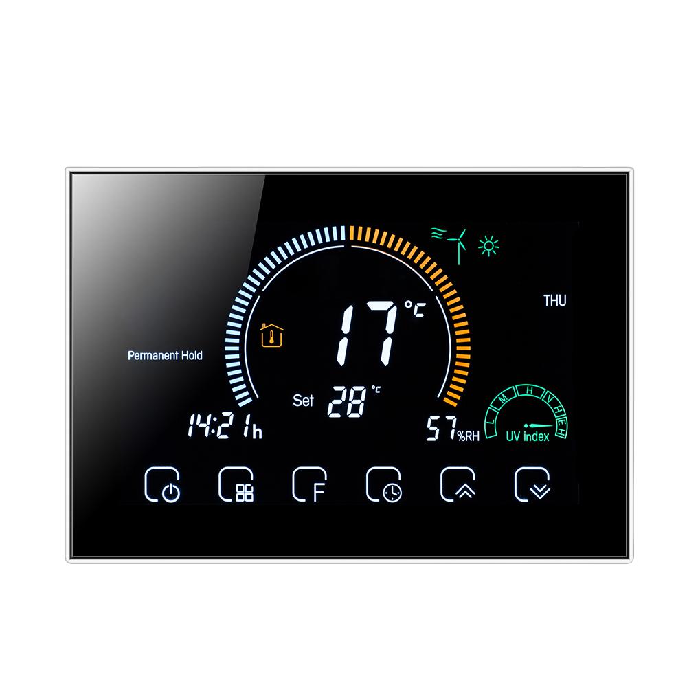 95~250V Smart Thermostat, Programmable Via WiFi, Up To 3500W for Hydro Floor Heating Gas Boiler Works with Alexa Google Home