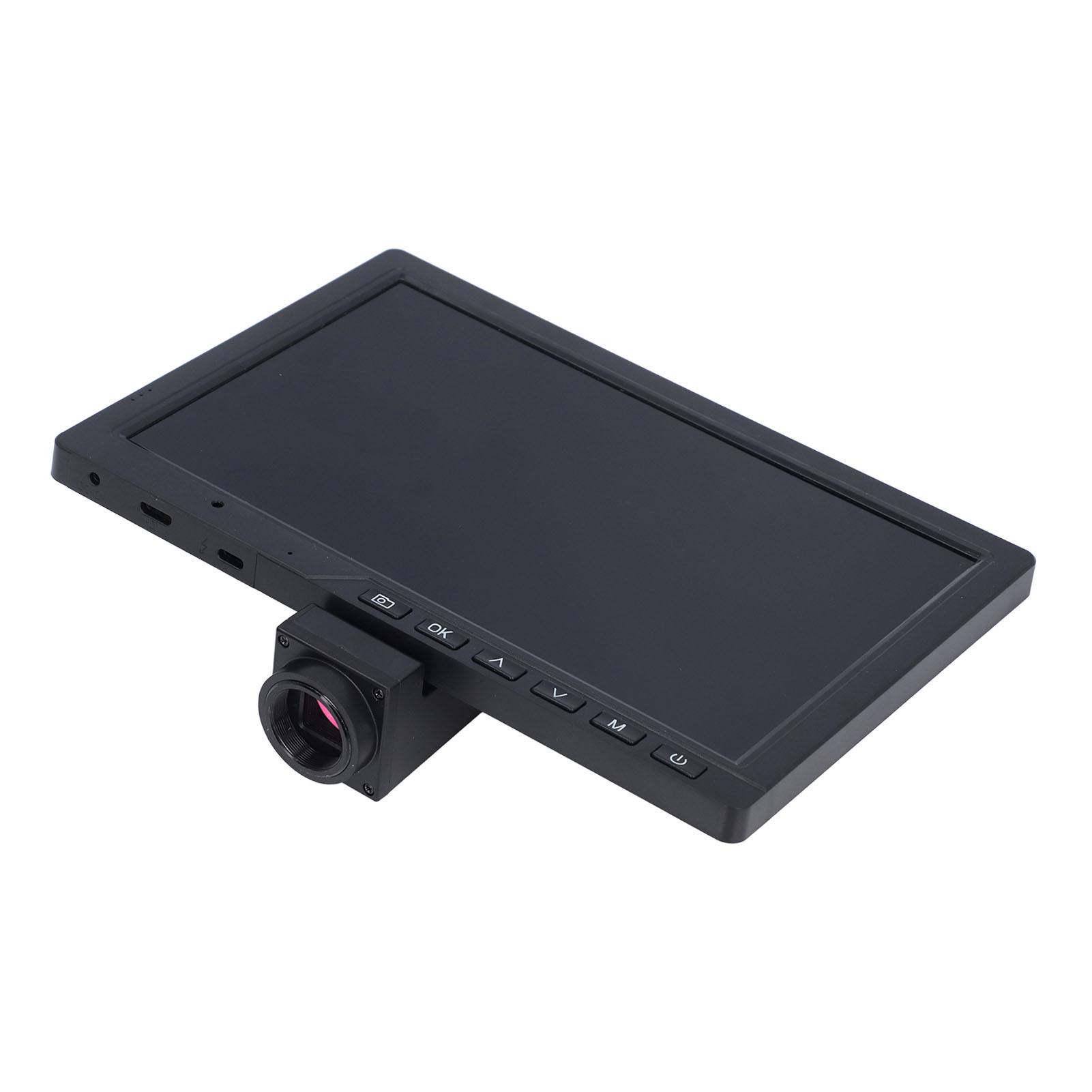 

Digital Coin Microscope 10.1 Inch IPS Screen HD 16MP 1080P Soldering Microscope for Industry 100‑240V US Plug