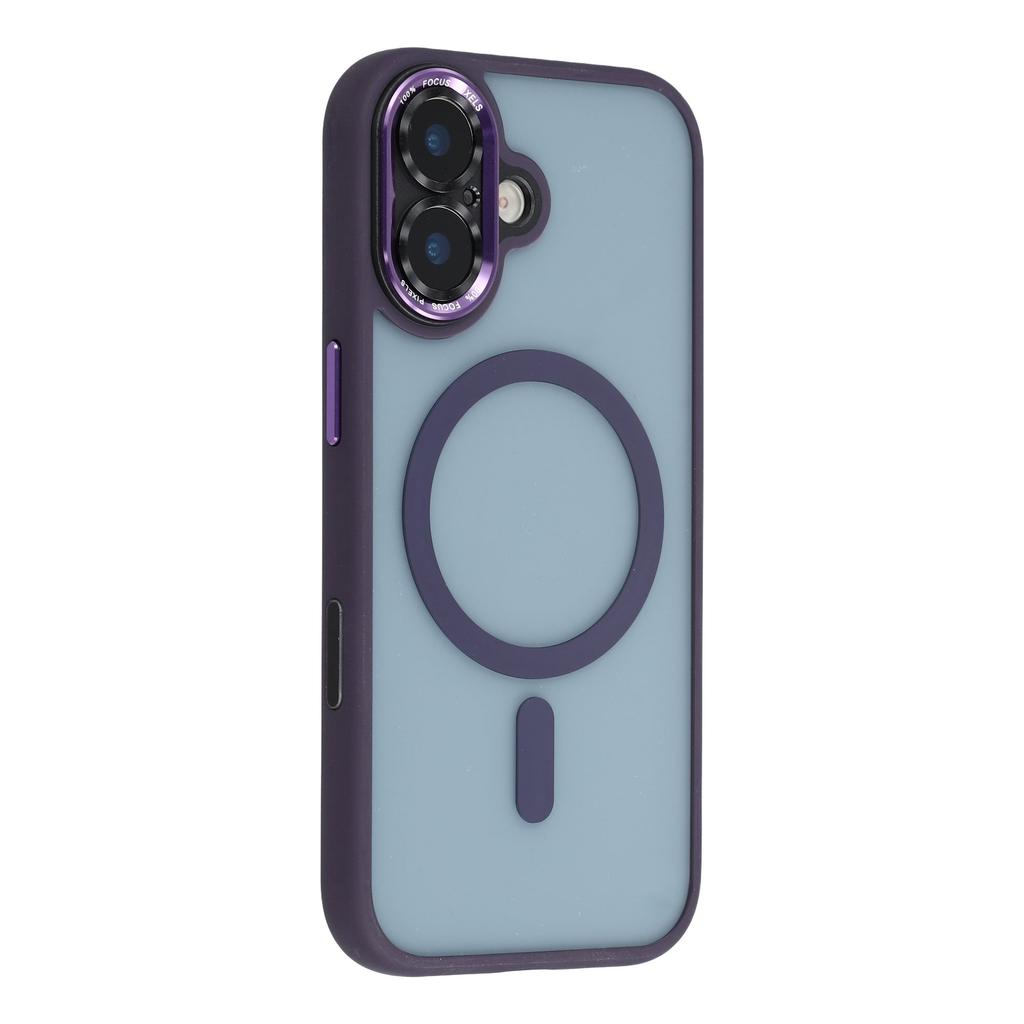 For iPhone 17 Case Compatible with MagSafe TPU + Acrylic Hybrid Phone Shell