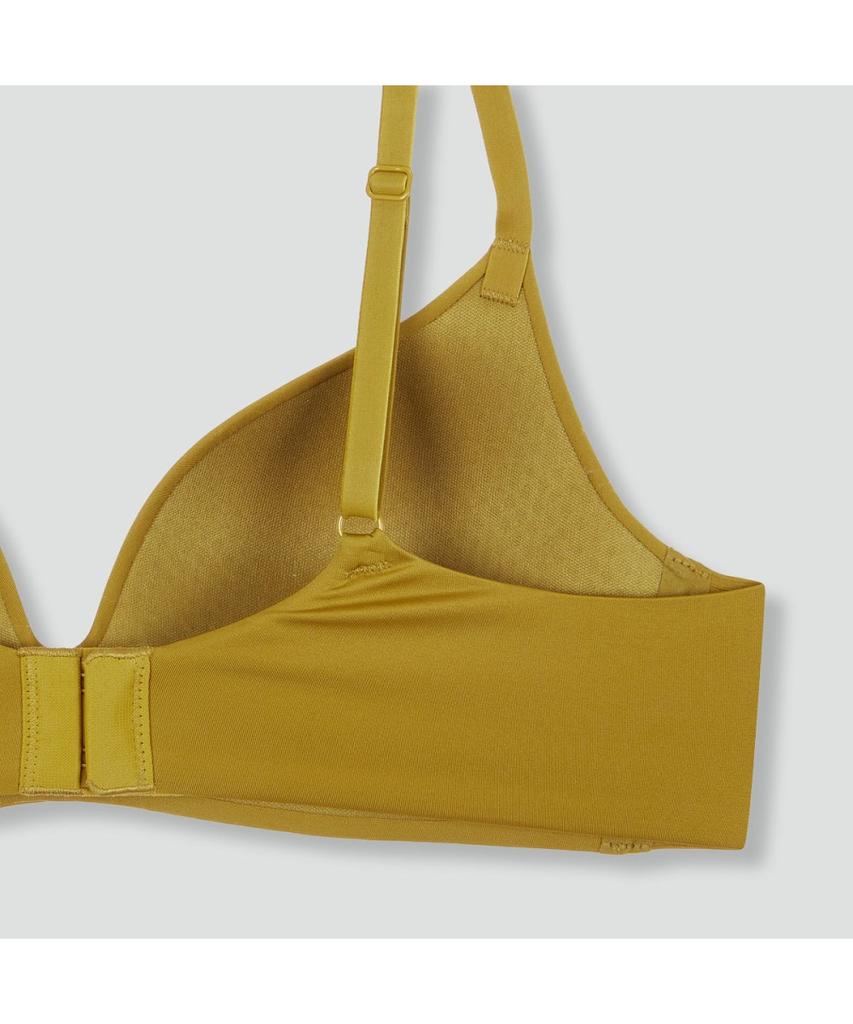Jaju Women'S Perfect No-Line One-Mold Bra_Mustard