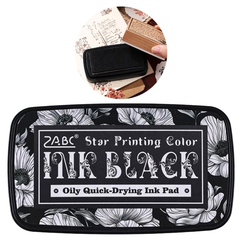 Oil Based Ink Pad Washable Craft Ink Pad, Stamp Pad Assorted Color for Journaling and Scrapbooking Traditional Ink Color
