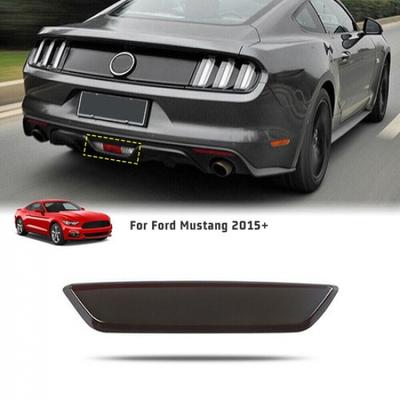 Cache-cadre de feu antibrouillard arrière noir fumé Bagues de garniture pour Ford Mustang 2015+