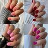 24 Pieces Wearing Nail Short Solid Color Nail Art Sheet Nail Art Sheet Finished Product Detachable Advanced Wearing Nail Art