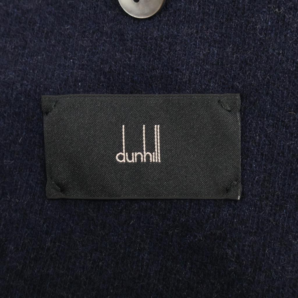 Dunhill [Good condition/domestic regular] TRAVEL cashmere blend flannel 2B tailored jacket Jacket 52 NavyUsed