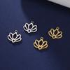 Teamer 5pcs/lot Stainless Steel Charms for Jewelry Making Bear Leaves Stars Pendant Mini Charm Bracelet DIY Accessories Hot Sale