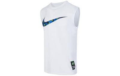Tank Tops Men's White Crew Neck Moderate Straight Fit FQ0357-100