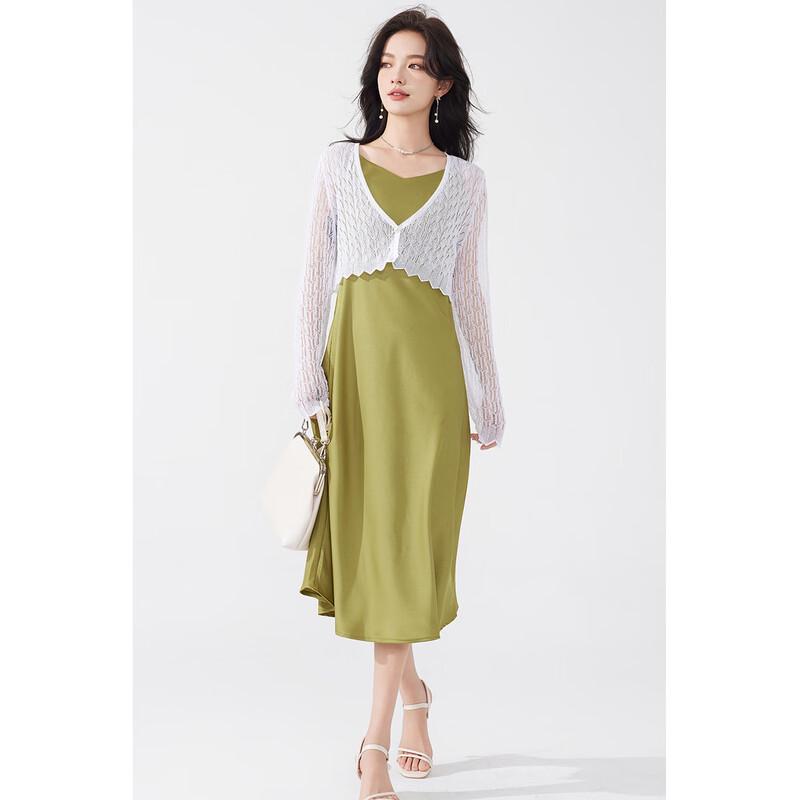 Cardigan scurt de vară pentru femei, din jacard cu tricotaj gol