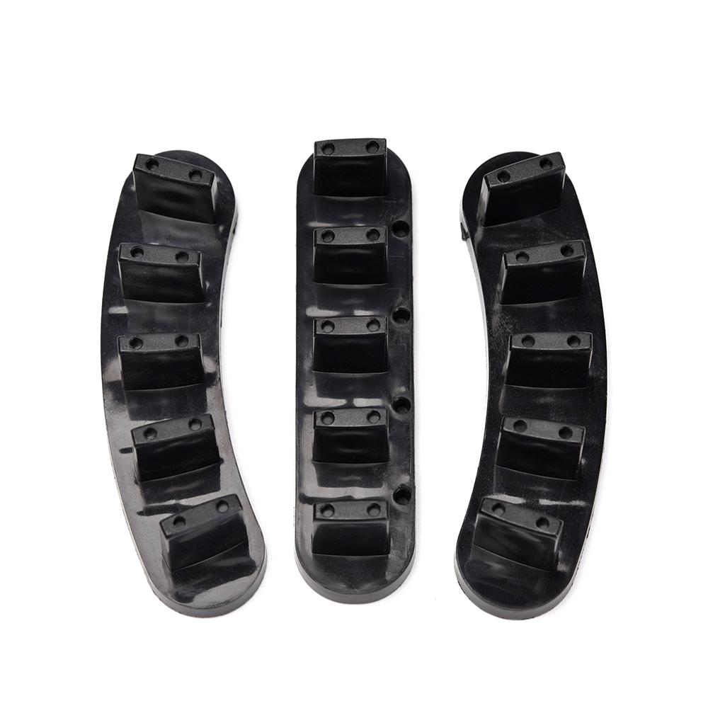kads 3pcs Plastic Tip Stand Display with 10 Natural False Nail Tips Practice Training Use Nail Art False Tips Training Tool