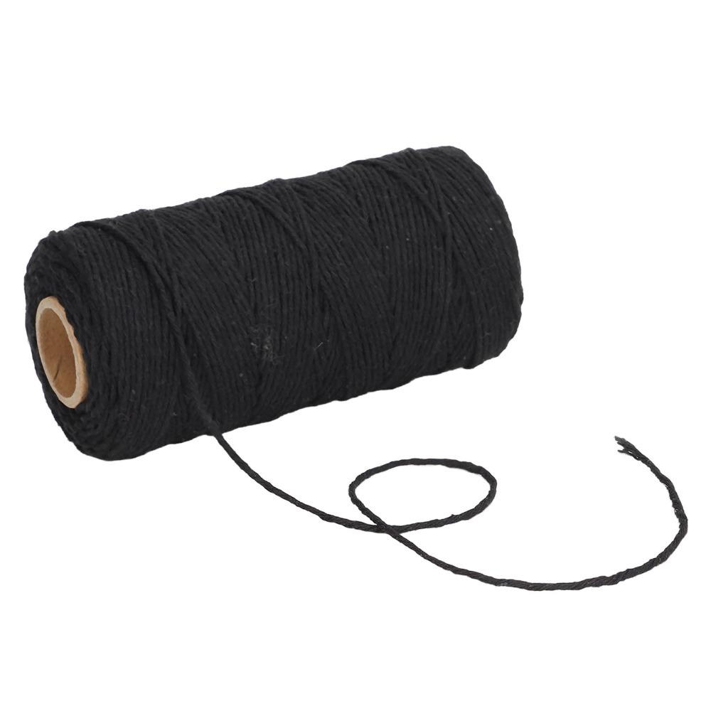 3Pcs 984 Feet Length Macrame Cord Soft Texture Packing String Cotton Twine  For Gift Wrapping