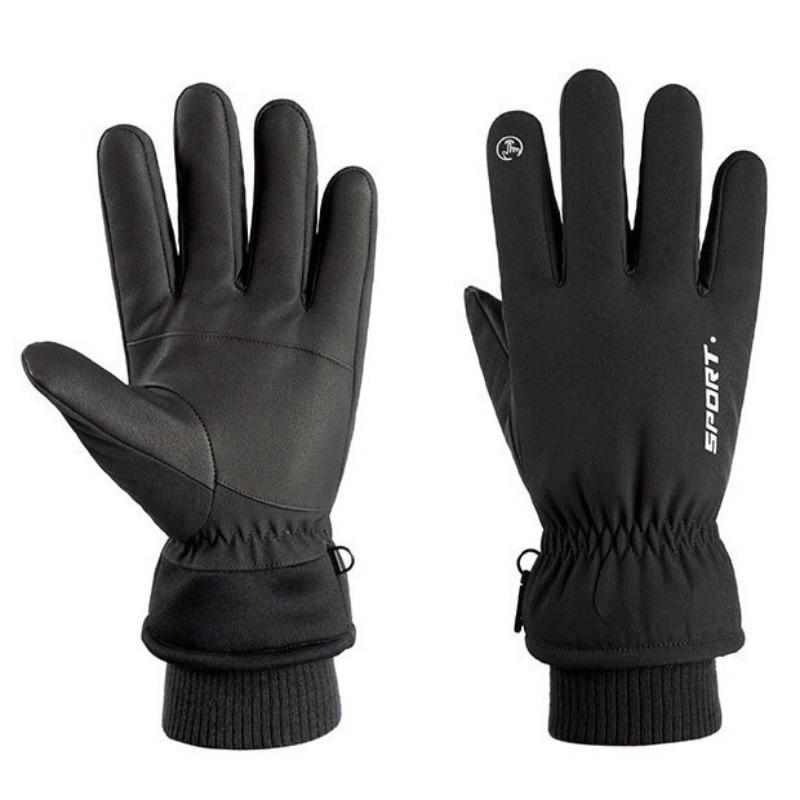 Warm Skiing Fleece  Anti Slip Touch Screen Cycling Sports  Cold Proof  Outdoor Windproof and Waterproof Winter Gloves