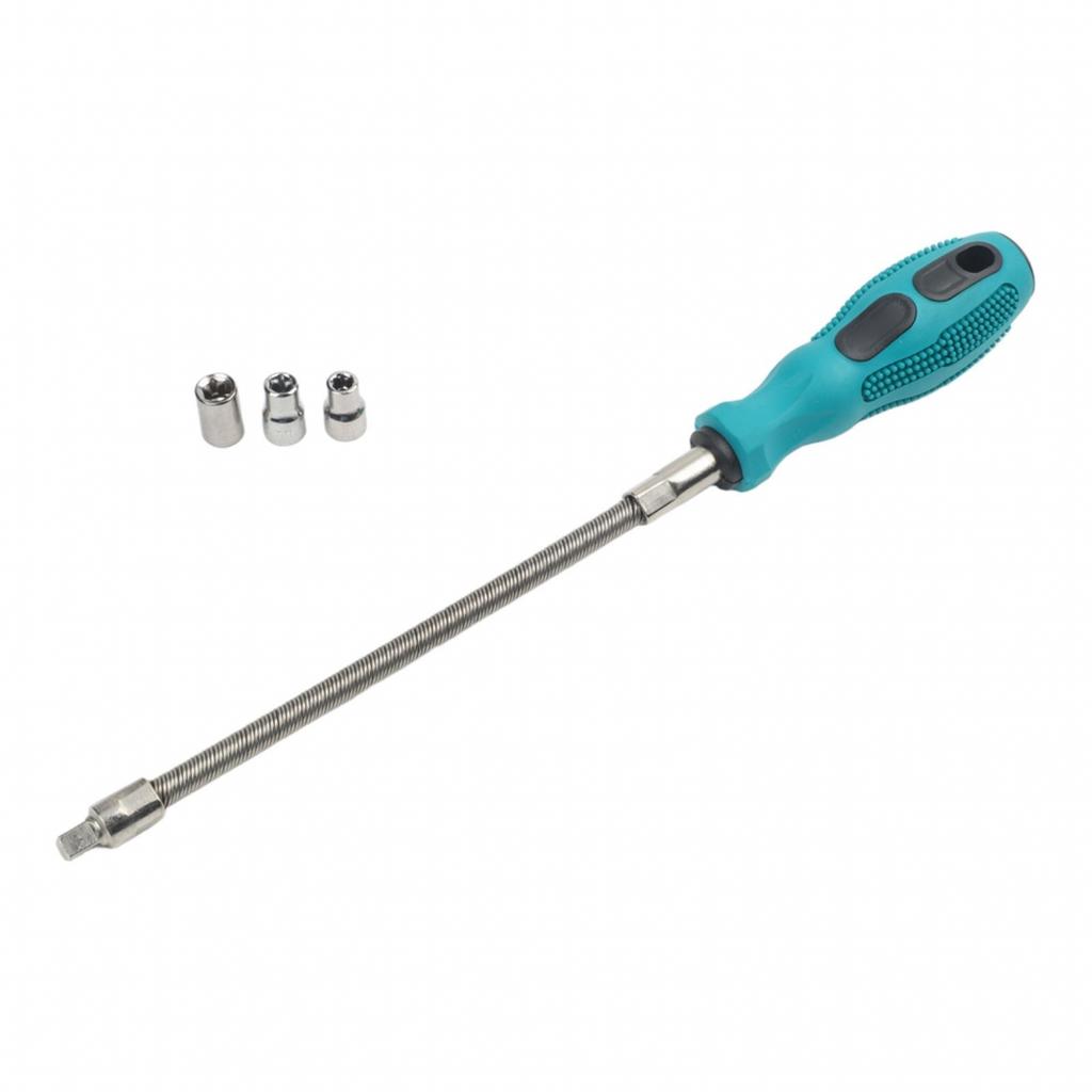 Ergonomic 14 Inch Socket Screwdriver with Soft Grip for Comfort Use