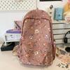 Bear Print Large Capacity Backpack Children Book Bag Cute Student Schoolbag