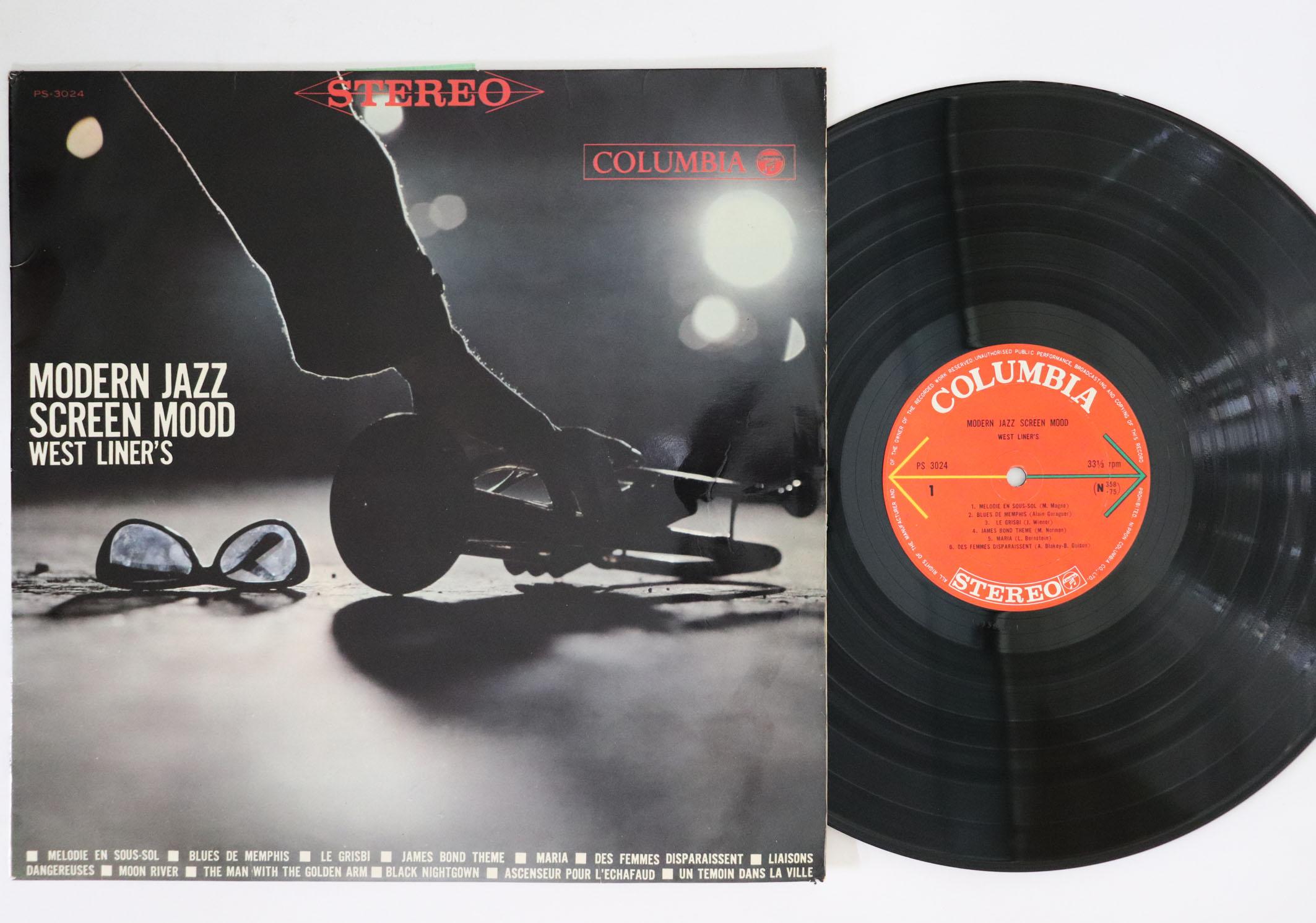 

LP Record WEST LINER S - Modern Jazz Screen Mood PS3024 COLUMBIA 1964 Japan Jazz Used