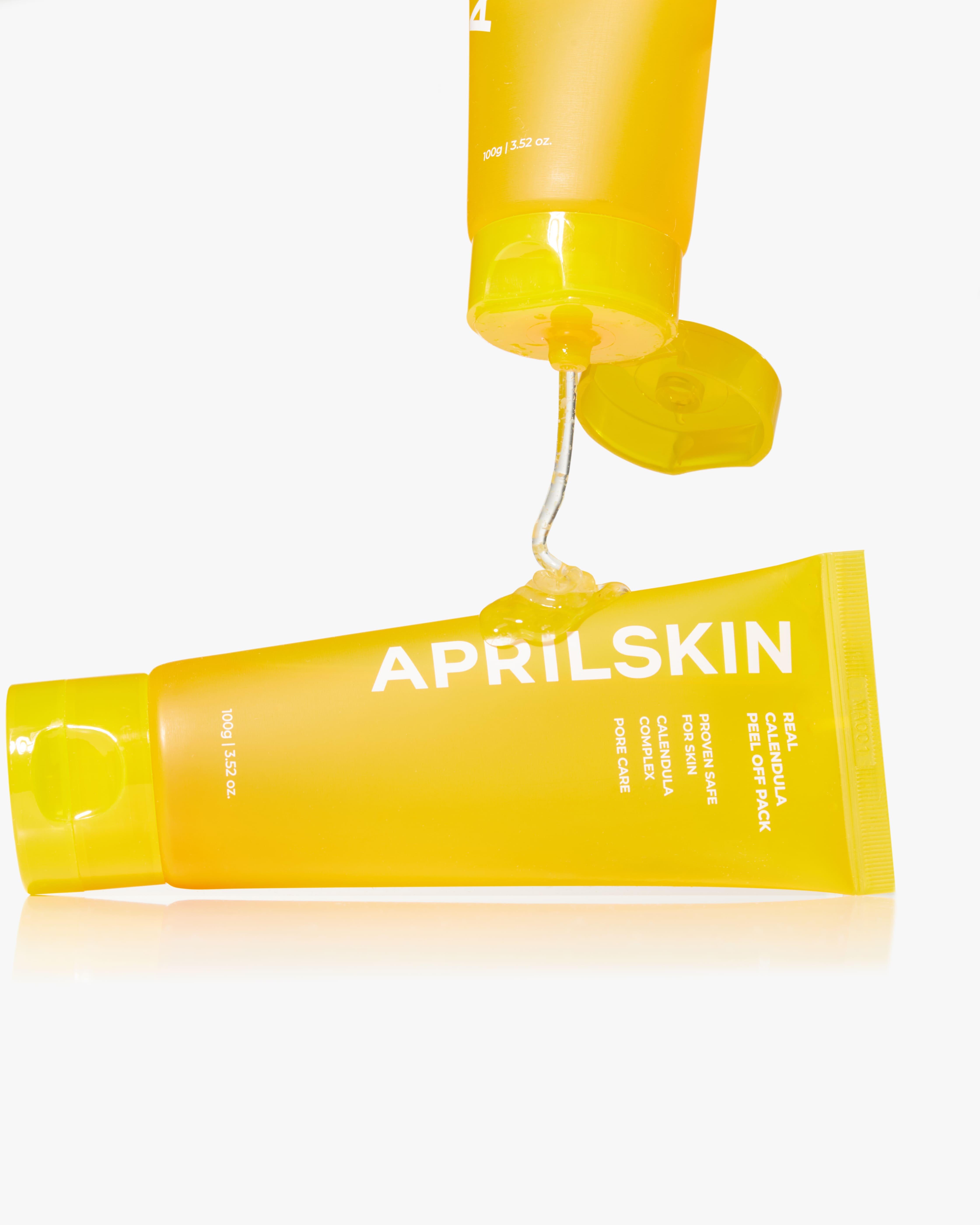 

April Skin Real Calendula Отшелушивающая маска Calendula peel off pack renewal