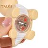 4-teiliges Badespielzeug mit LED-Beleuchtung, für Schwimmen, Wasser, weicher Gummi, Induktion, leuchtender Pinguin, Dinosaurier, Spaß, Glühen, rutschfest, leicht zu greifen, Kinder spielen lustig