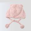 Furry Pig Ear Hat for Adult Teens Plush Earflap Hat for Shopping Skiing Windproof Beanies Hat for Cold Weather Headwear