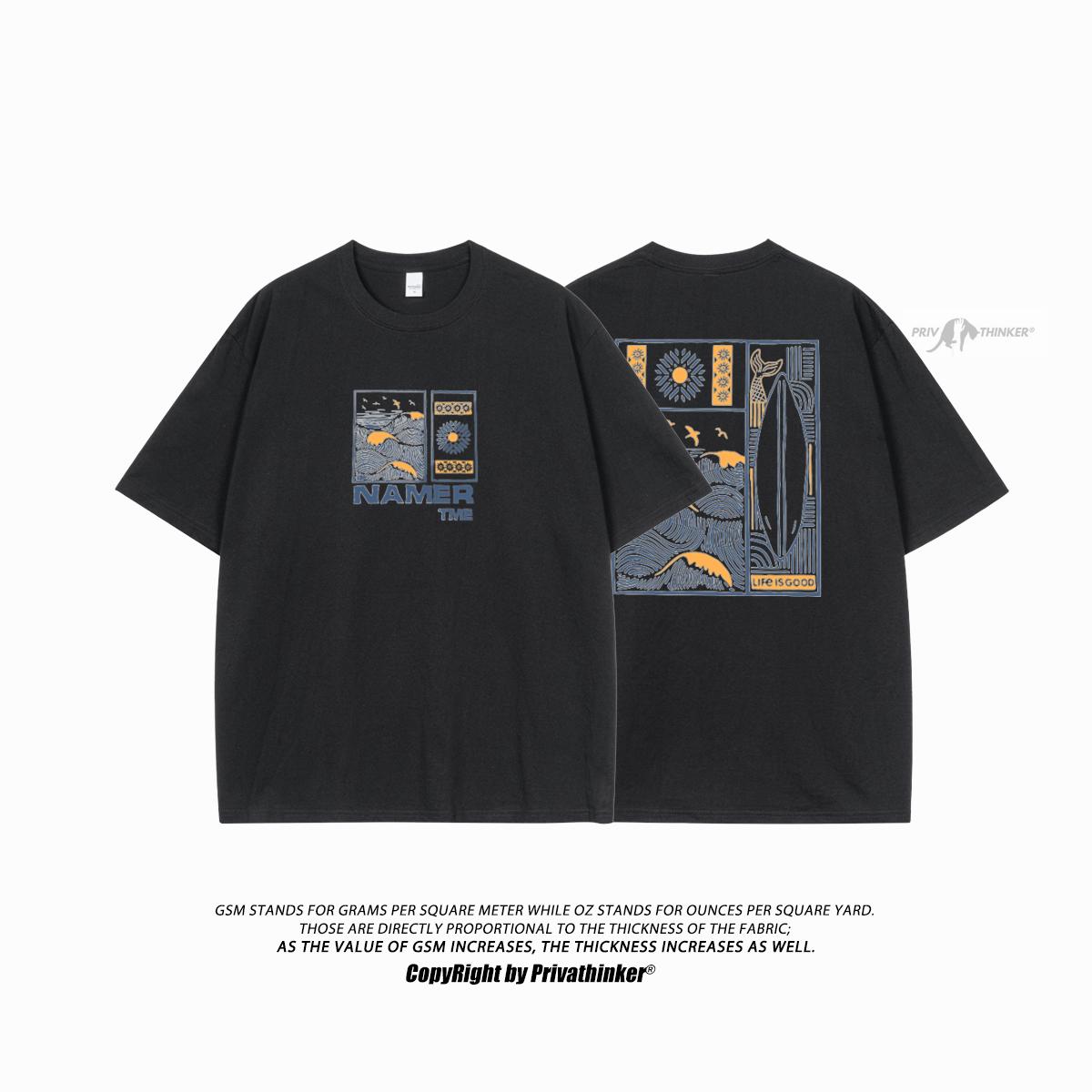 

Privathinker Большие мужские футболки с графическим принтом, модные футболки с коротким рукавом, хип-хоп, уличная одежда, спущенные плечи, мужские повседневные топы XXXL чёрный