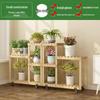 Space-Saving Bamboo Plant Stand