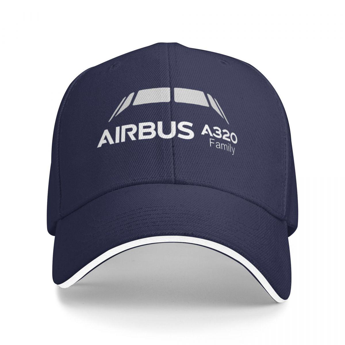 

A320 Family Baseball Caps Snapback Fashion Baseball Hats Breathable Casual Casquette Outdoor Unisex One Size