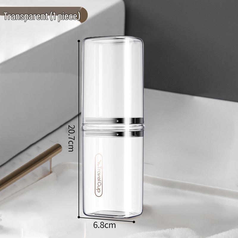 Portable Travel Toothbrush and Rinse Cup Set - Compact Outdoor Holder & Storage Box