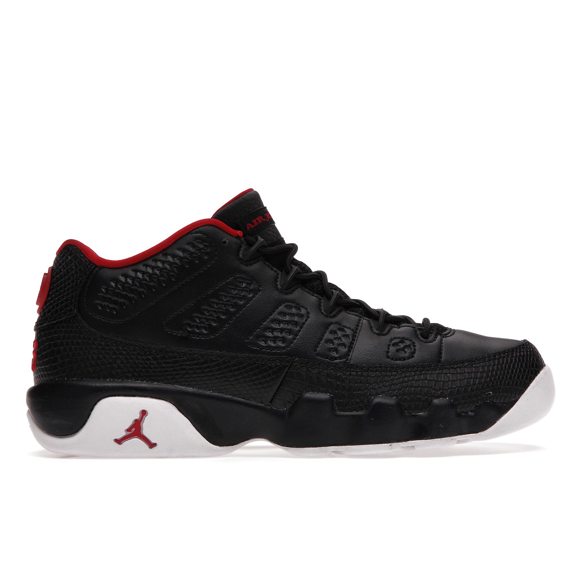 

Детские кроссовки Air Jordan 9 Retro Low BG Snakeskin Black Gym-Red-White 833447-001