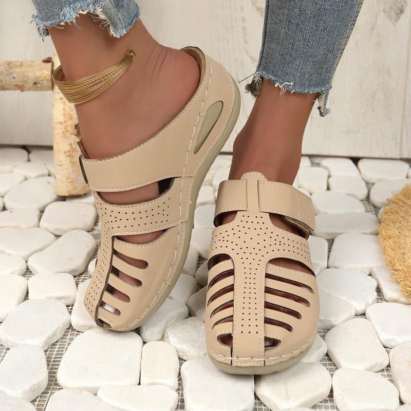 2025 Women Bohemian Style Summer Shoes for Women Summer Sandals with Heels Gladiator Sandalias Mujer Elegant Wedges Shoes